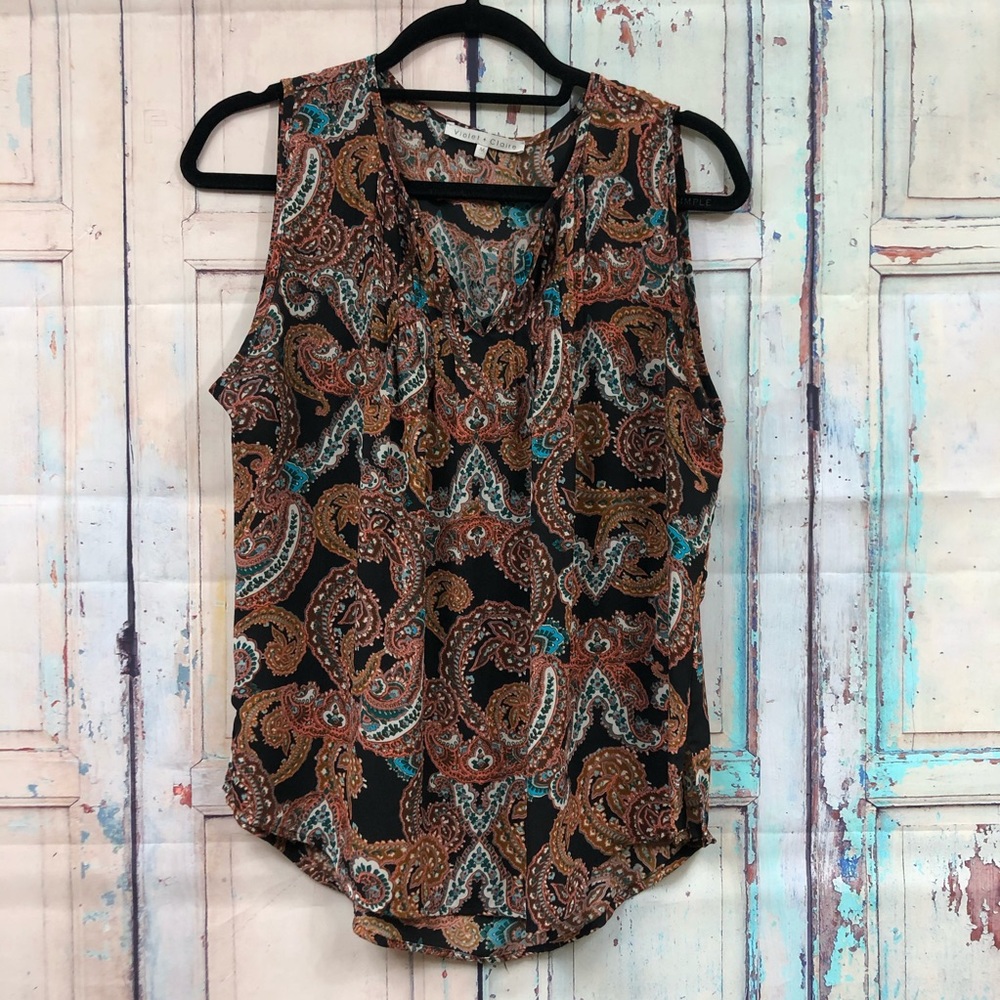 Violet & Claire Sleeveless Top